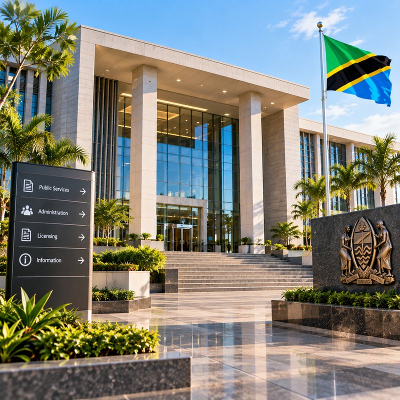 government sector tanzania flag no faces